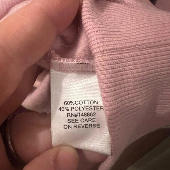 Size 4(4X)(26) - Torrid - NWT - Dusty Rose "Radiate Love" Long Sleeve Heavy Knit - Picture 4 of 7